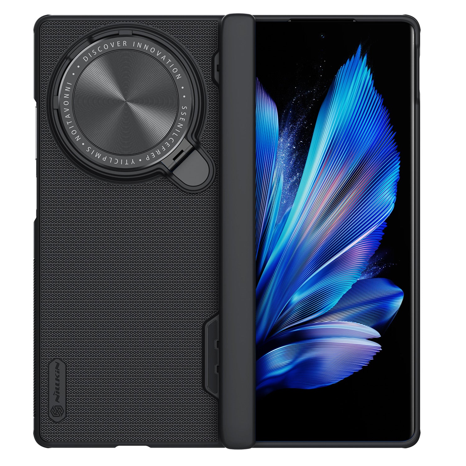 NILLKIN Super Frosted Shield Prop For vivo X Fold3 Pro Case Camera Lens Lid Kickstand Phone Cover NILLKIN Super Frosted Shield Prop For vivo X Fold3 Pro Case Camera Lens Lid Kickstand Phone Cover